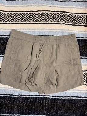Maurices Taupe Drawstring Cargo Shorts